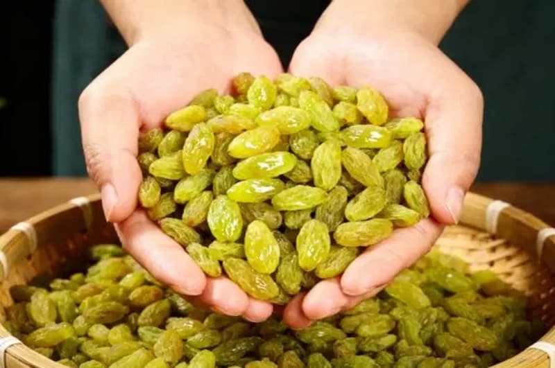 کشمش سبز لوکس صادراتی با سورت چند مرحله ای